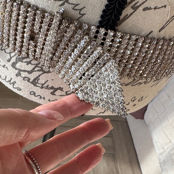 Silver Rhinestone Belt - Picture 3 of 11